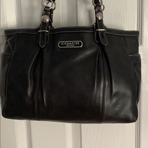 Black Leather Coach Purse